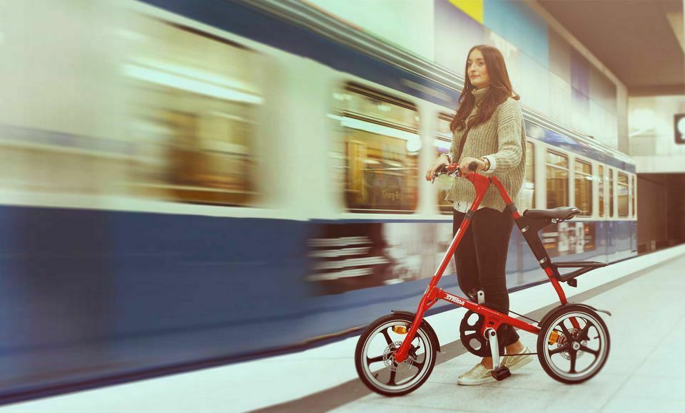 STRiDA LT BLACK 16 Inches Folding Bike Citybike - Fresh Stock Dated December 2025