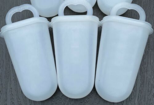 Tupperware Popsicle Molds Ice Pops Homemade Healthy Vintage Classic Set of Six - Fresh Stock Dated February 2026