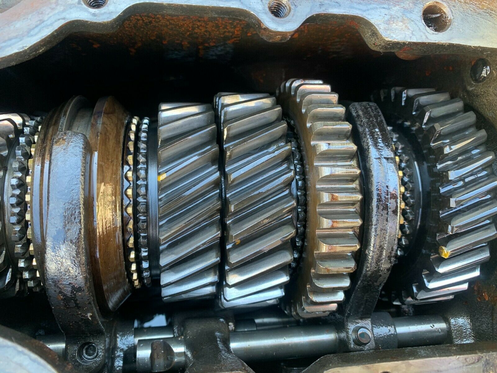 Original 1969 Boss 302 Mustang close ratio 4 speed transmission RUG AG - Fresh Stock Dated December 2025