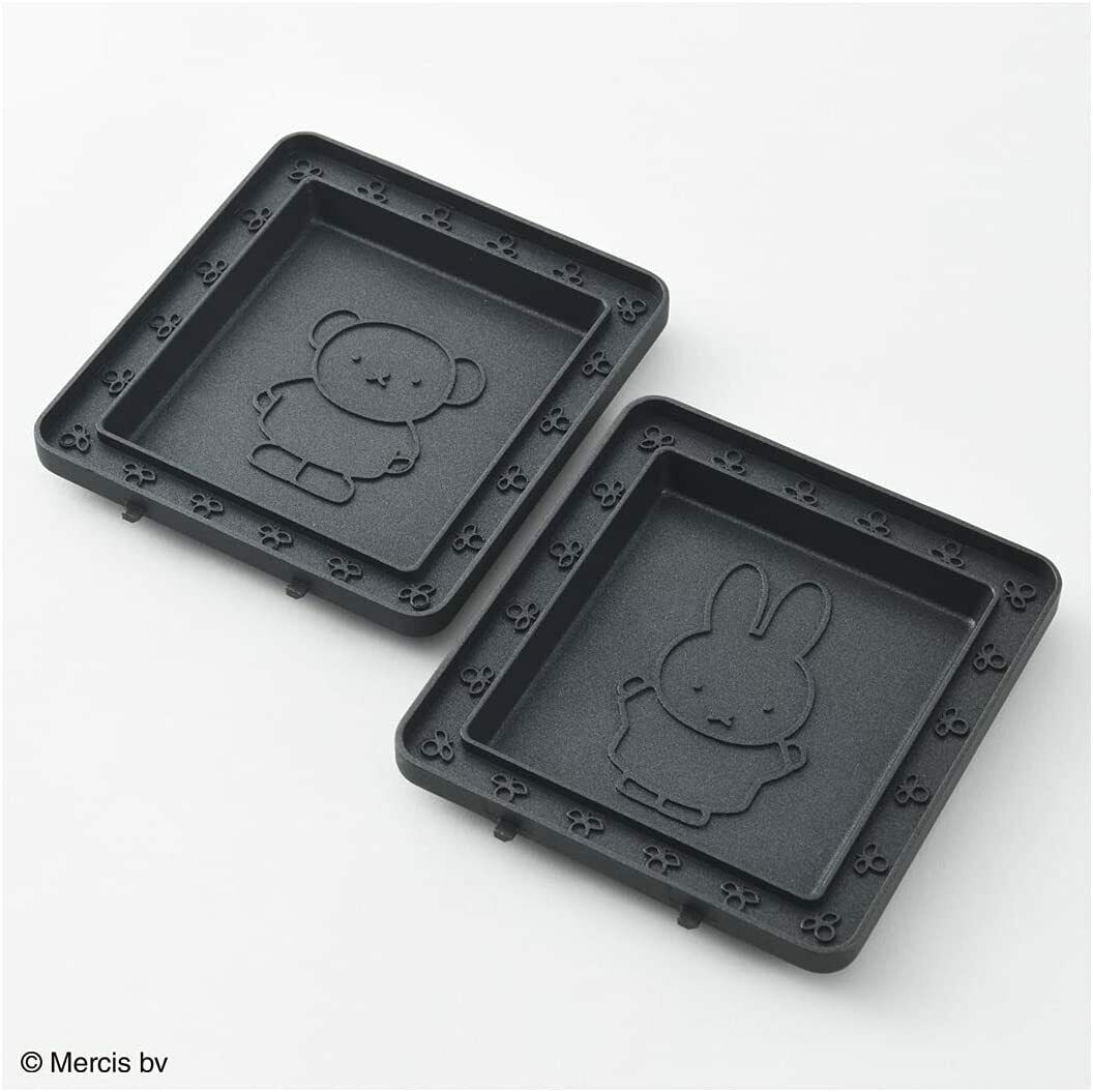 BRUNO BOE088-BRR Miffy Grill Sandwich Maker 100V Japan Domestic New - Fresh Stock Dated February 2026