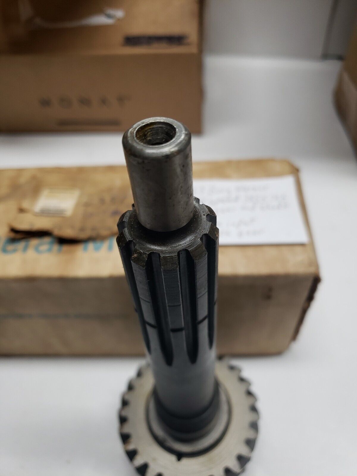 Vintage NOS Borg Warner 4 Speed, 2:54  First Gear Input Shaft 3855735 - Fresh Stock Dated December 2025