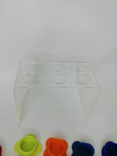 Set of 9 Silicone Push Up Frozen Stick Ice Cream Pop Yogurt Jelly Molds w Holder - Fresh Stock Dated February 2026