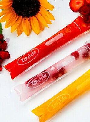 Zipzicle 100PACK Ice Pop Pouches ORIGINAL Patented Safe - Fresh Stock Dated January 2026