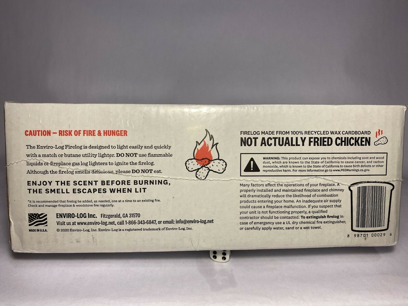 LIMITED EDITION 11 - KFC Firelog with 11 Herbs and Spices Set Of 2/FAST SHIPPING - Fresh Stock Dated January 2026