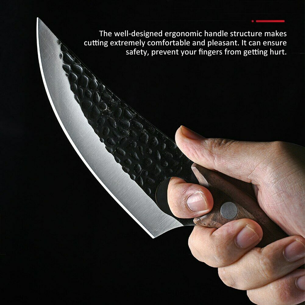 Hunters Serbian Forged Chef Knife Kitchen Butcher Boning Cleaver Hunting Knife - Fresh Stock Dated January 2026