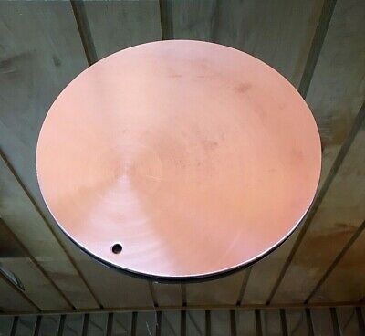1/8” Thick Pure Copper Heat Diffuser 8” Circle Stove Topper Defrost Plate - Fresh Stock Dated February 2026