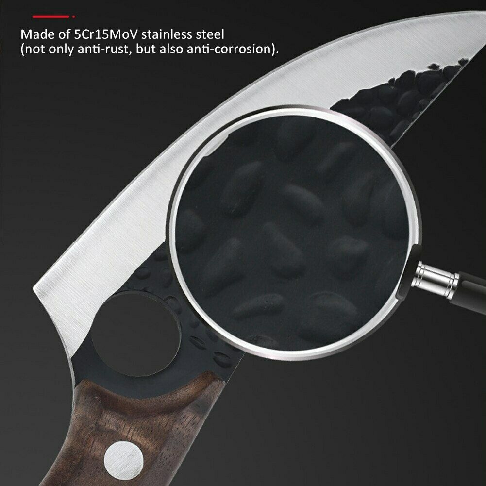 Hunters Serbian Forged Chef Knife Kitchen Butcher Boning Cleaver Hunting Knife - Fresh Stock Dated January 2026