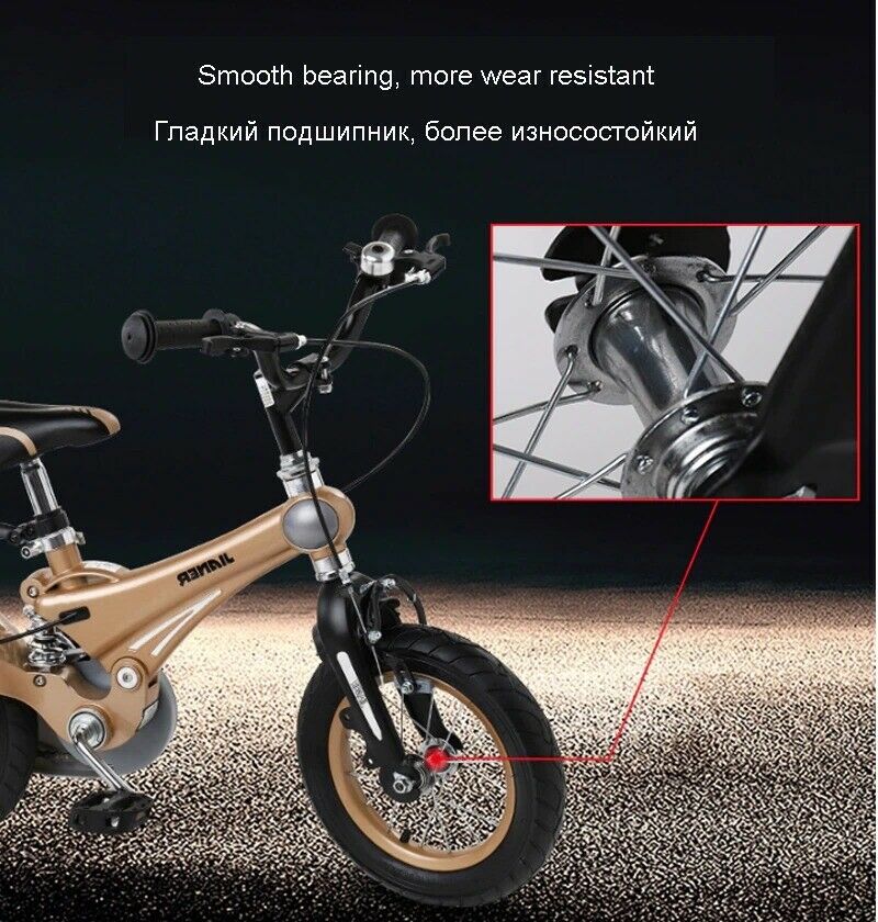 BMX Kids Bike UPGRADED PREMIUM QUALITY Child Bicycle Training Wheels 12 14 16 IN - Fresh Stock Dated January 2026
