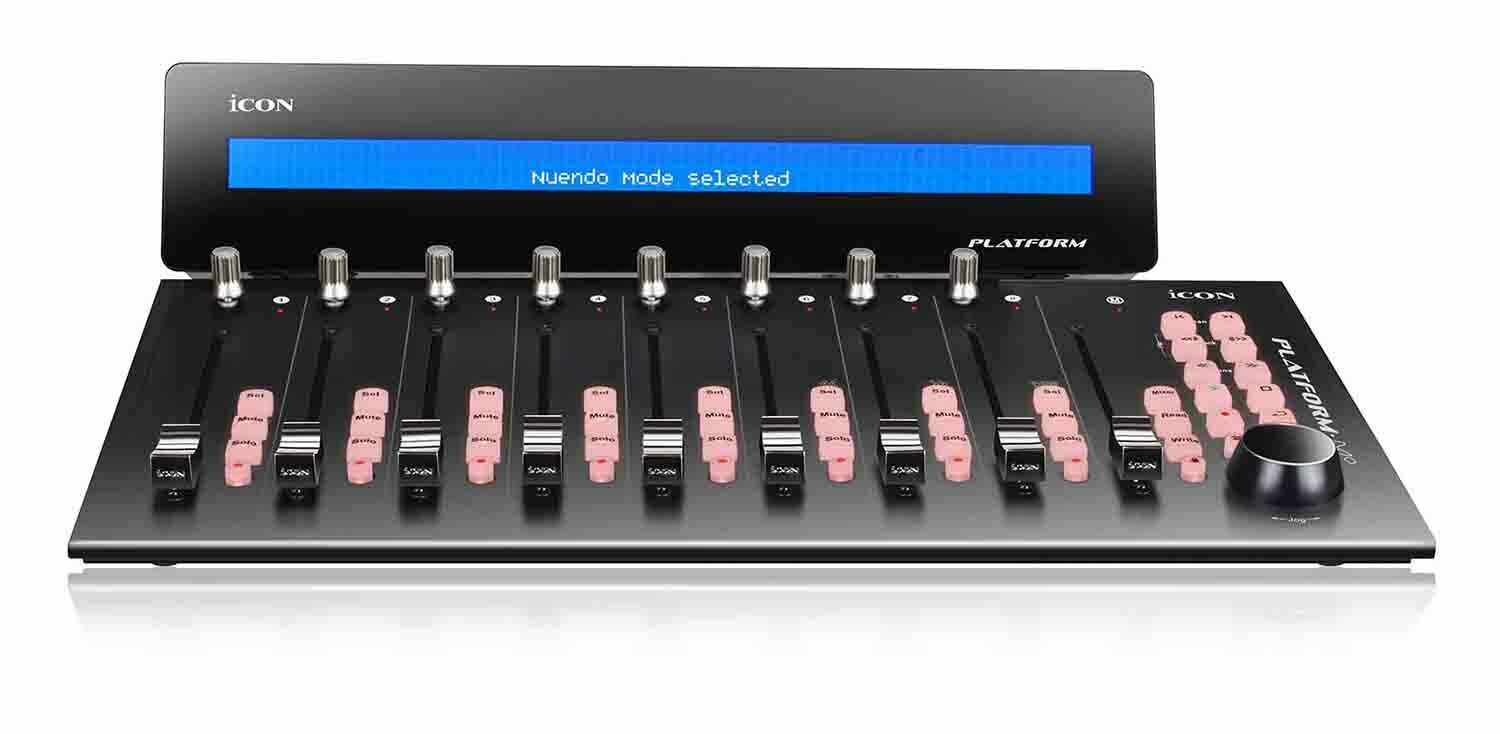 Icon Pro Audio PLATFORM M+ With 9 Motorized Faders Desktop DAW Controller - Fresh Stock Dated December 2025