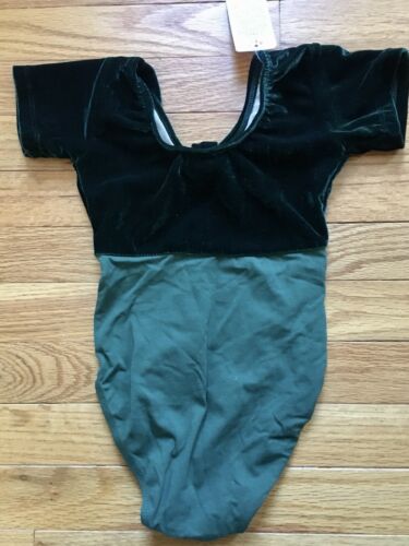 NWT Girls Kids Gymnastic Ballet Leotard Velvet Dance Bodysuit Costume Sz 3T-4T - Fresh Stock Dated December 2025