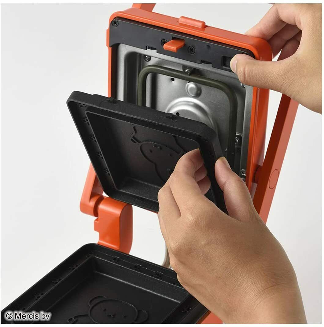 BRUNO BOE088-BRR Miffy Grill Sandwich Maker 100V Japan Domestic New - Fresh Stock Dated February 2026