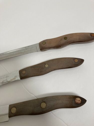 Lot CUTCO Knife Brown 22, 23, and 24 Vintage - Fresh Stock Dated January 2026
