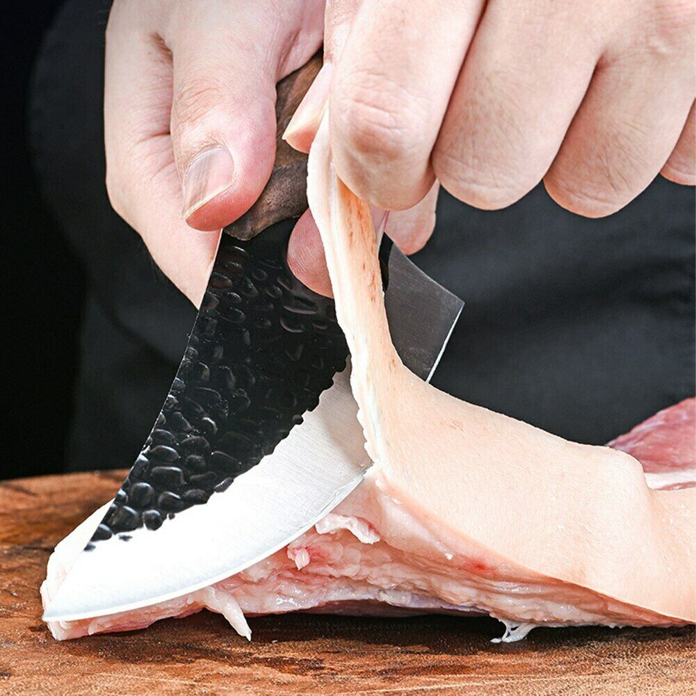Hunters Serbian Forged Chef Knife Kitchen Butcher Boning Cleaver Hunting Knife - Fresh Stock Dated January 2026