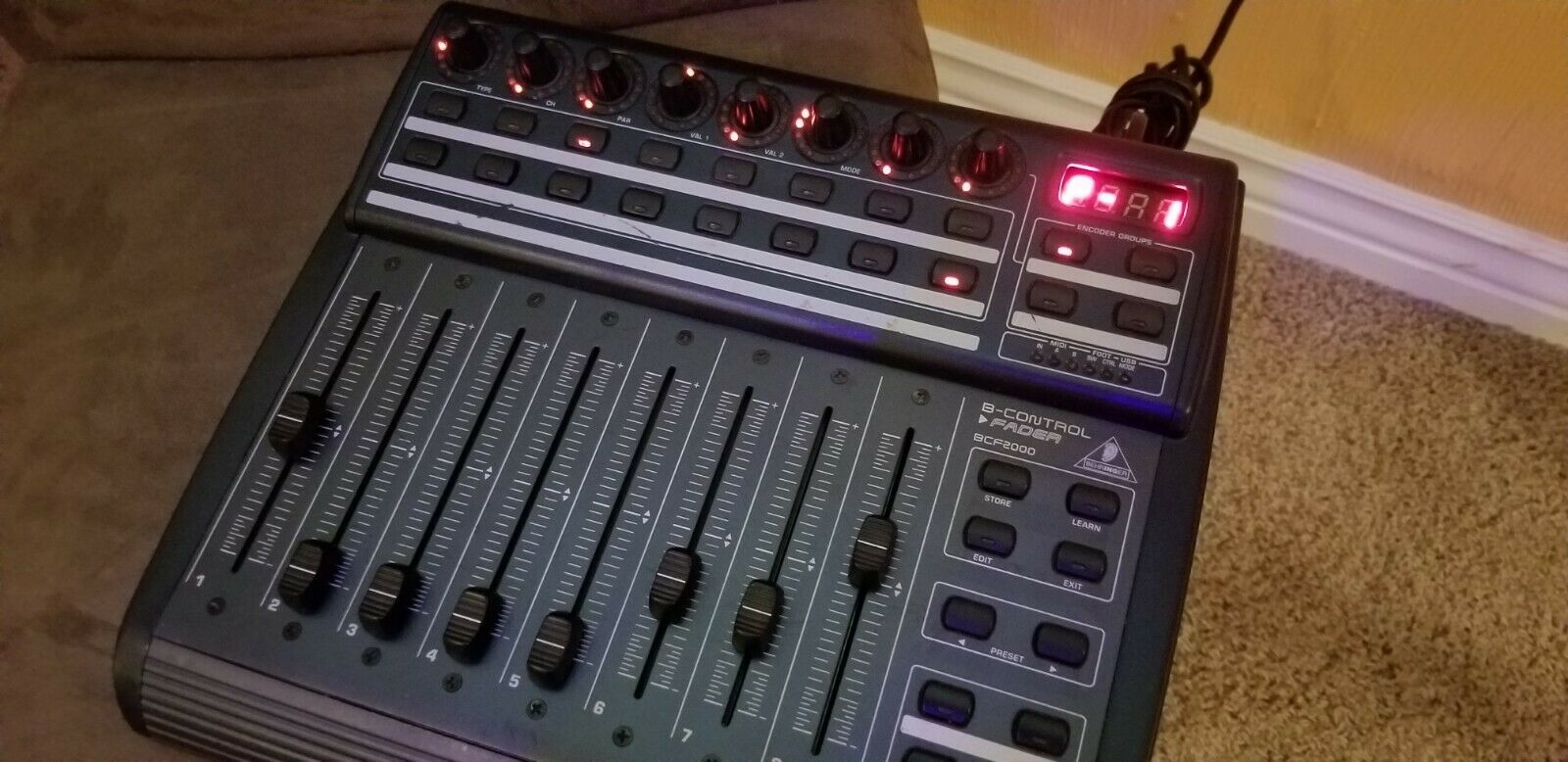 Behringer B-Control Fader BCF2000 DAW Controller - Fresh Stock Dated December 2025