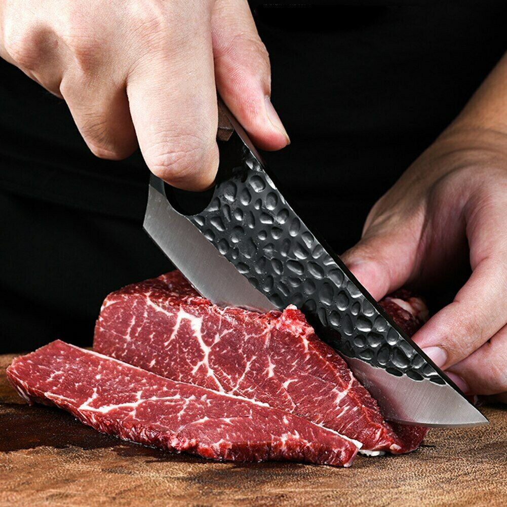 Hunters Serbian Forged Chef Knife Kitchen Butcher Boning Cleaver Hunting Knife - Fresh Stock Dated January 2026