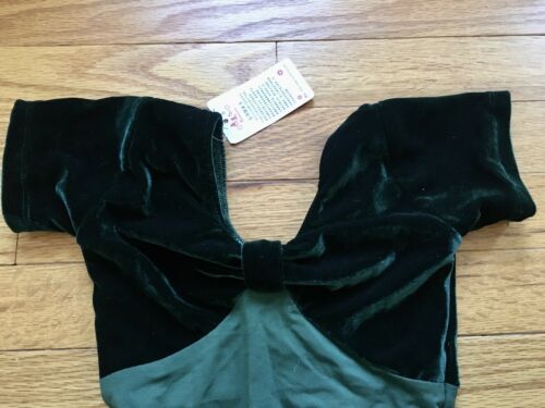 NWT Girls Kids Gymnastic Ballet Leotard Velvet Dance Bodysuit Costume Sz 3T-4T - Fresh Stock Dated December 2025