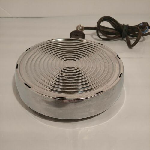 Vintage Heat-Rite by West Bend Aluminum Co Electric Hot Plate w/Cord No. 3295E - Fresh Stock Dated February 2026