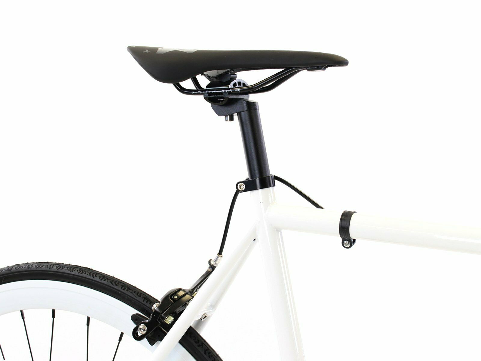 Golden Cycles Fixed Gear Single Speed Bike Bicycle Kilo White 63 CM - Fresh Stock Dated January 2026