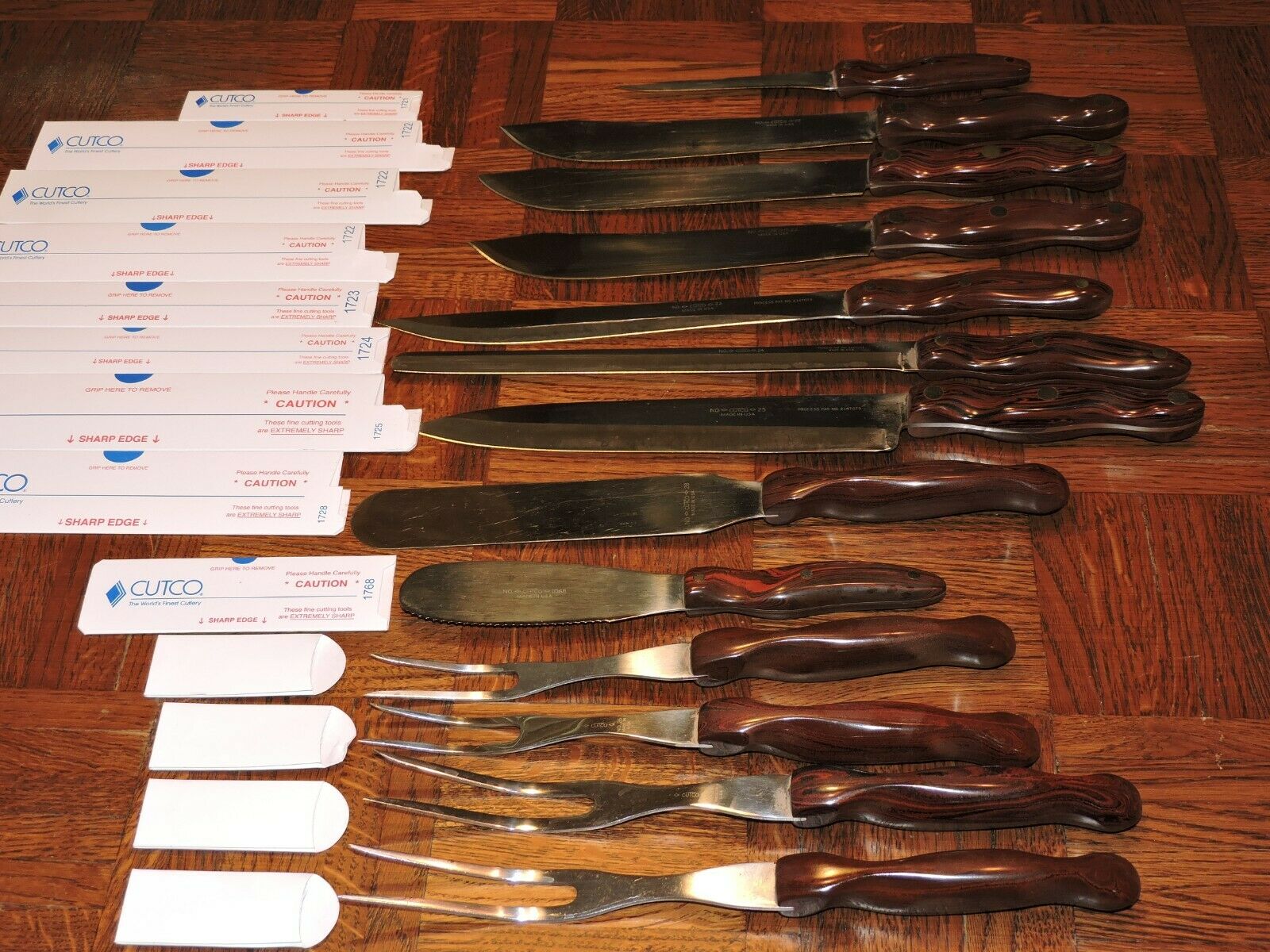 YOU CHOOSE VTG Cutco Utensil Replacement Brown Handle 21 22 23 24 25 28 1068 26 - Fresh Stock Dated January 2026