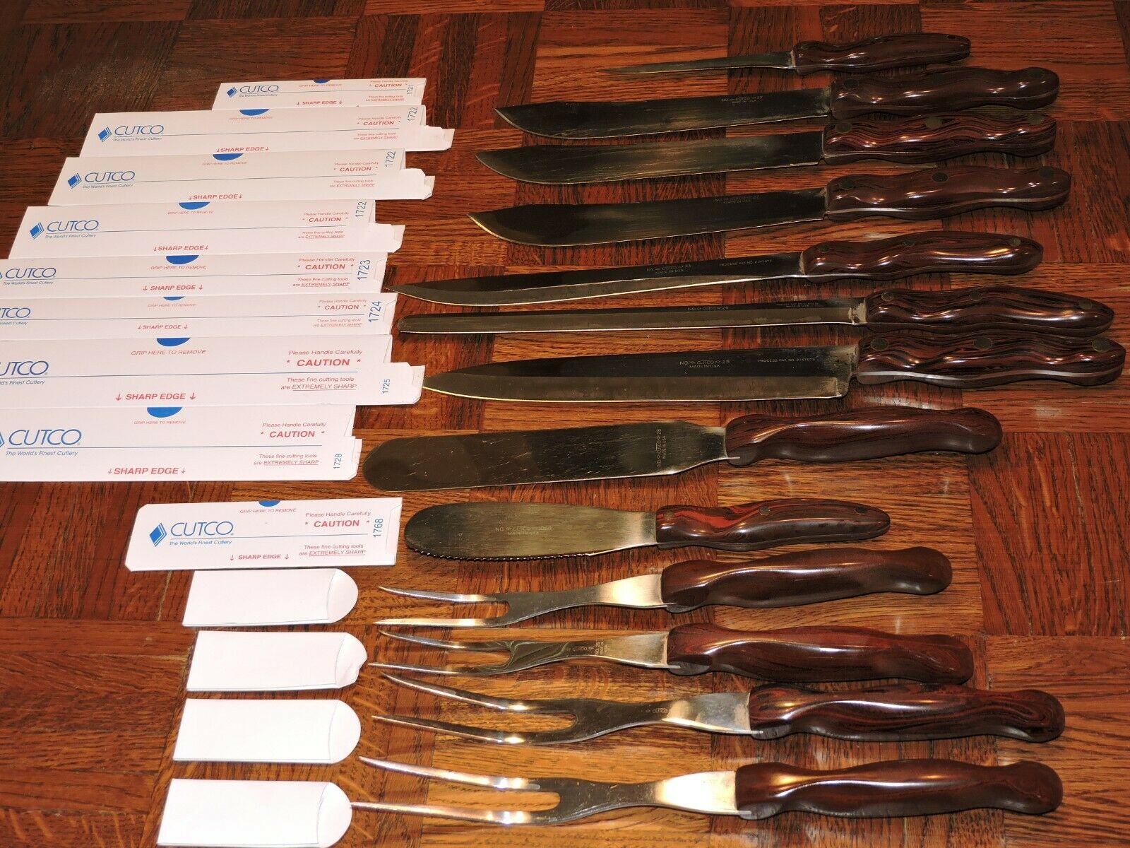 YOU CHOOSE VTG Cutco Utensil Replacement Brown Handle 21 22 23 24 25 28 1068 26 - Fresh Stock Dated January 2026