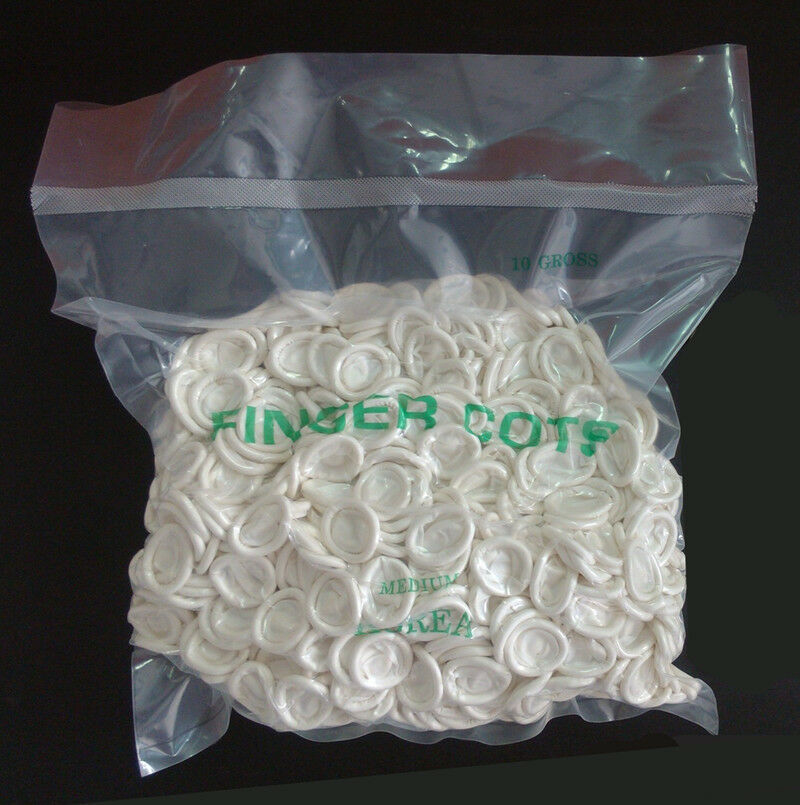 800pcs Rubber Finger Cots for Watchmakers or Jewellers Electronic Assembly G8216 - Fresh Stock Dated December 2025