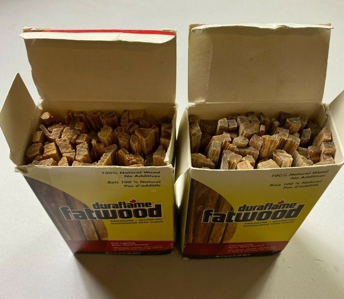 Duraflame Fatwood Wood Starters 86.4 cu in Lot of 2 READ! NEW BJ - Fresh Stock Dated January 2026