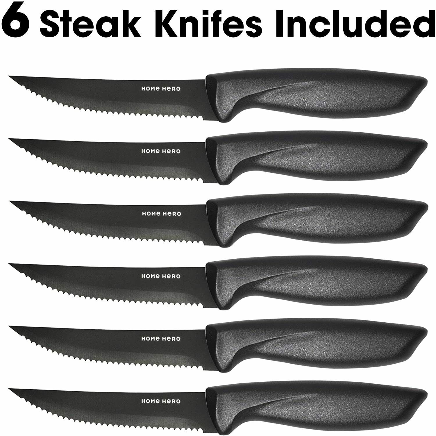 17 Piece Set ,Stainless Steel Knife Set with Block ,Kitchen Knives Set Chef Knif - Fresh Stock Dated January 2026