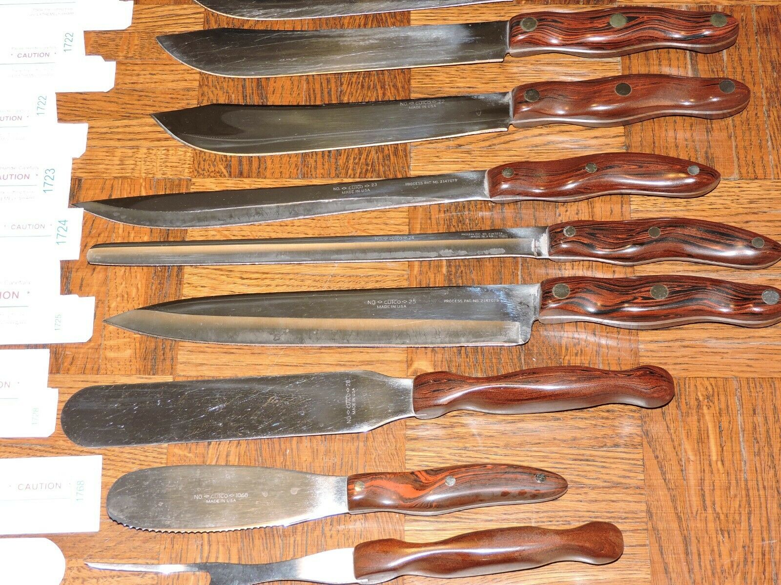 YOU CHOOSE VTG Cutco Utensil Replacement Brown Handle 21 22 23 24 25 28 1068 26 - Fresh Stock Dated January 2026