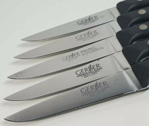 Gerber Balance Plus Kitchen Knife 5 Piece Parer Utility Steak Cutting Knives - Fresh Stock Dated January 2026