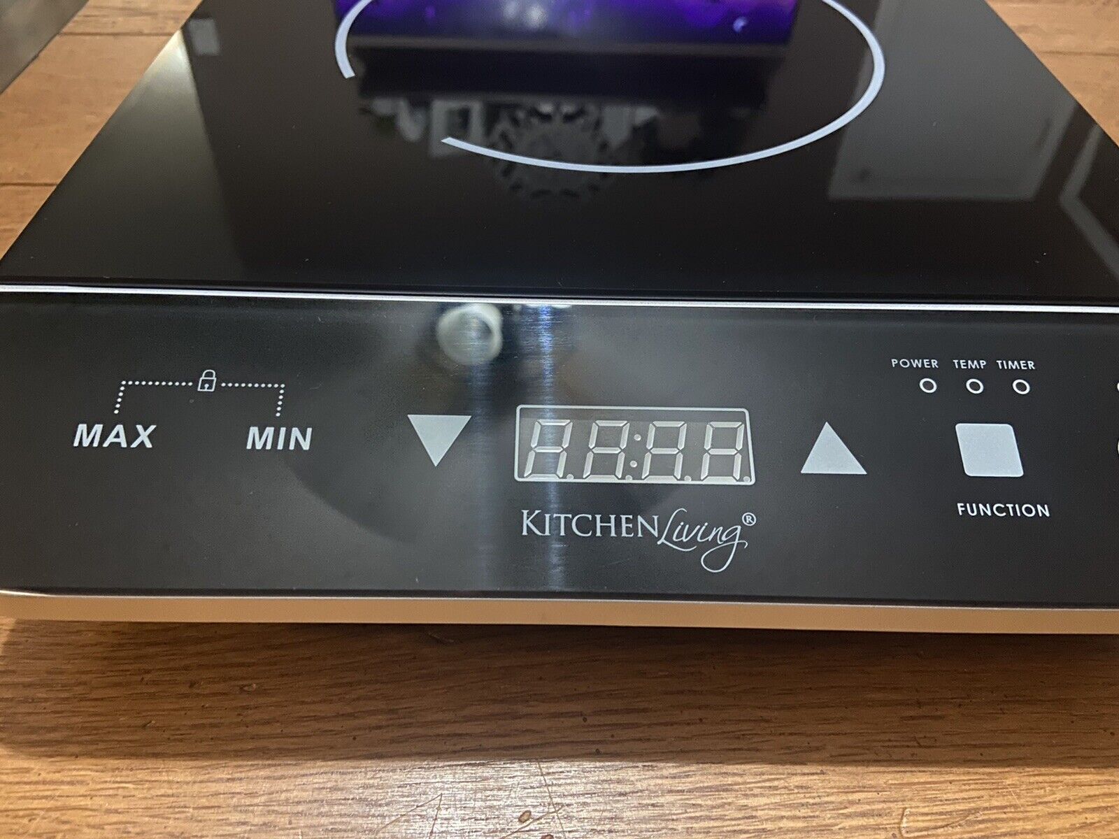 Kitchen Living 1800W Portable Induction Cooktop Countertop Burner, Black - Fresh Stock Dated February 2026