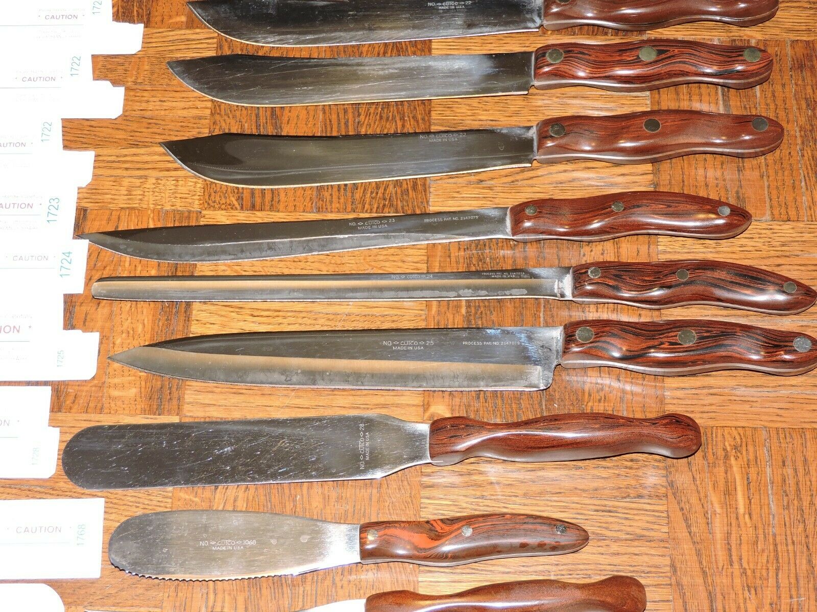 YOU CHOOSE VTG Cutco Utensil Replacement Brown Handle 21 22 23 24 25 28 1068 26 - Fresh Stock Dated January 2026