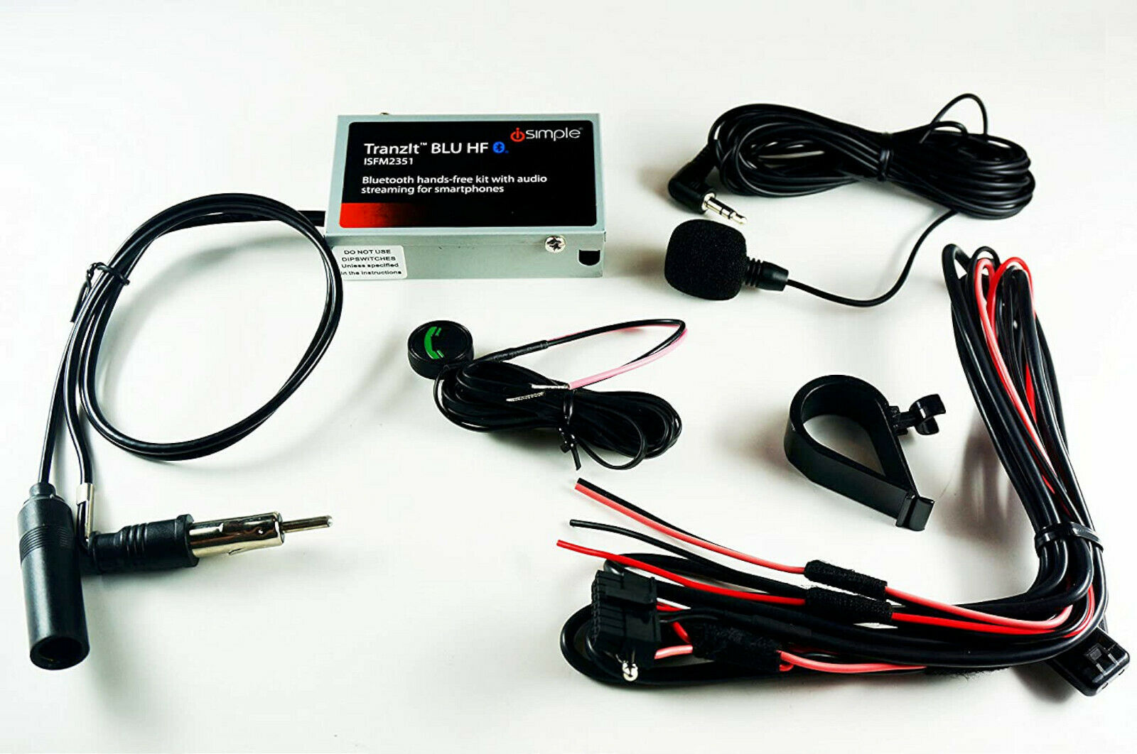 NEW iSimple TranzIt BLU HF Bluetooth HandsFree Kit transit music call iSFM2351 - Fresh Stock Dated January 2026