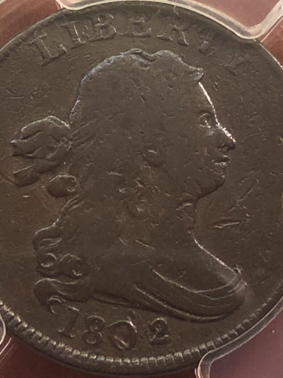 1802/0 HALF CENT PCGS F15 C-2 REVERSE OF 1802 EXTREMELY RARE IN A STRAIGHT GRADE - Fresh Stock Dated December 2025