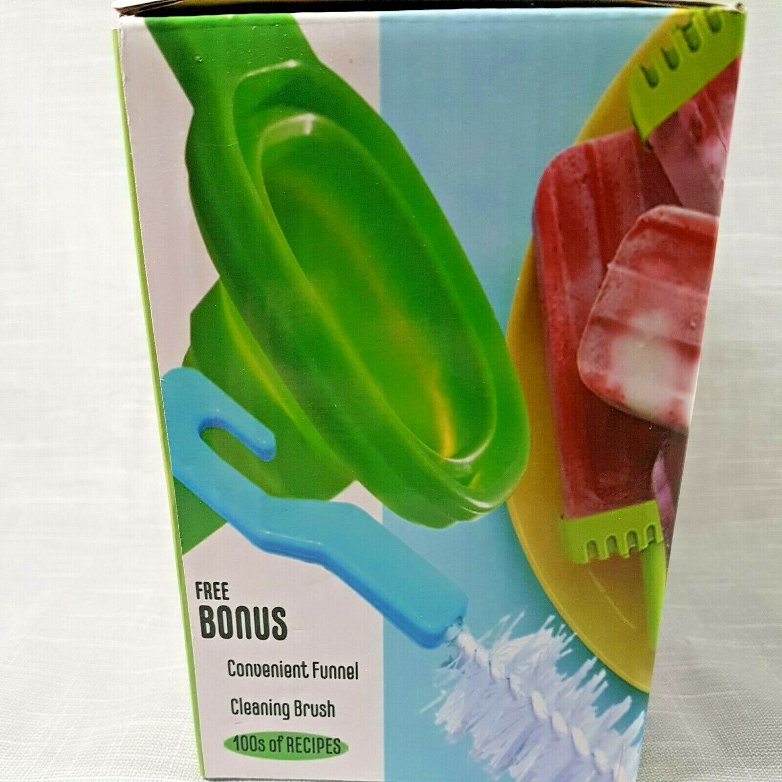 Popsicle Frozen Treat Combo Includes A Recipe Book and Mamasicles Popsicle Molds - Fresh Stock Dated February 2026