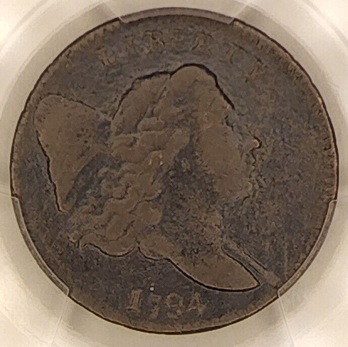 1794 1/2C BN Liberty Cap Half Cent Rare Key Date PCGS Very Fine Detail - Fresh Stock Dated December 2025