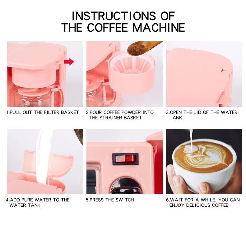 3 in 1 dorm room small space appliance, Oven, Coffee Maker, Frying Skillet Pan - Fresh Stock Dated February 2026