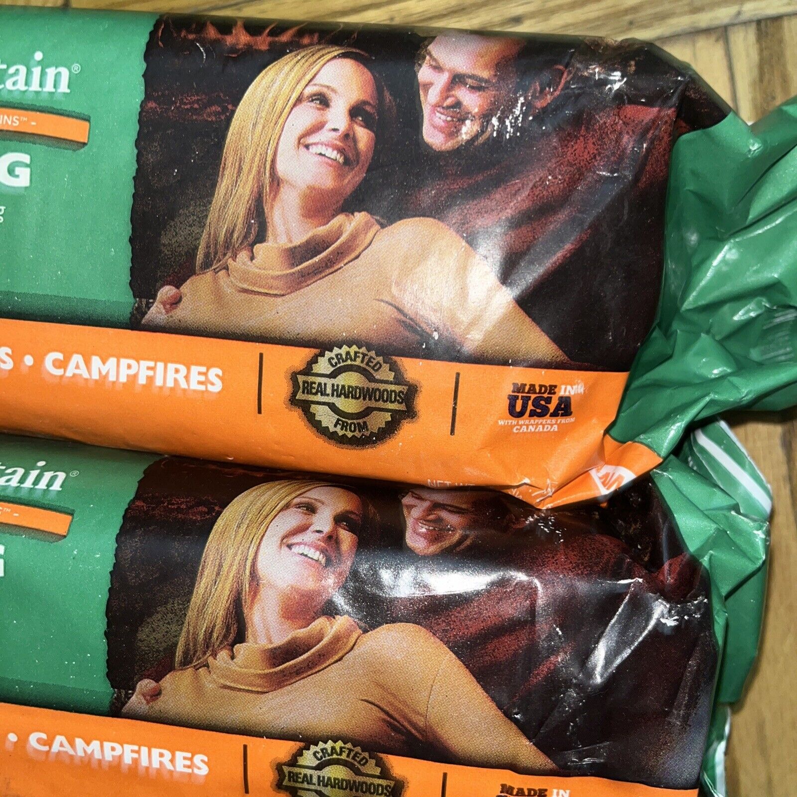 NEW X2 Pine Mountain 3-Hour Clean Burn Fire Logs Indoor/Outdoor - Easy Start - Fresh Stock Dated January 2026