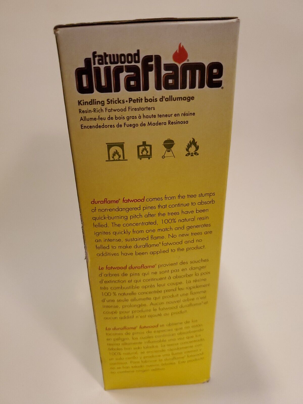 DURAFLAME Fatwood Natural Wood No Additives Firelighter Firestarter Fast Lightin - Fresh Stock Dated January 2026