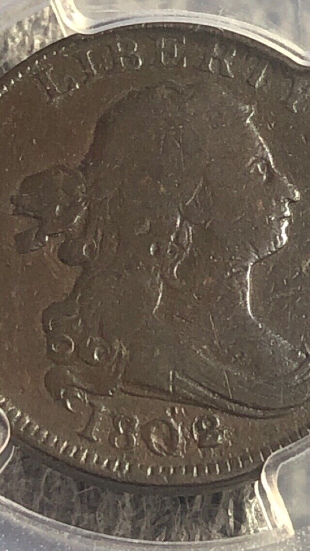 1802/0 HALF CENT PCGS F15 C-2 REVERSE OF 1802 EXTREMELY RARE IN A STRAIGHT GRADE - Fresh Stock Dated December 2025