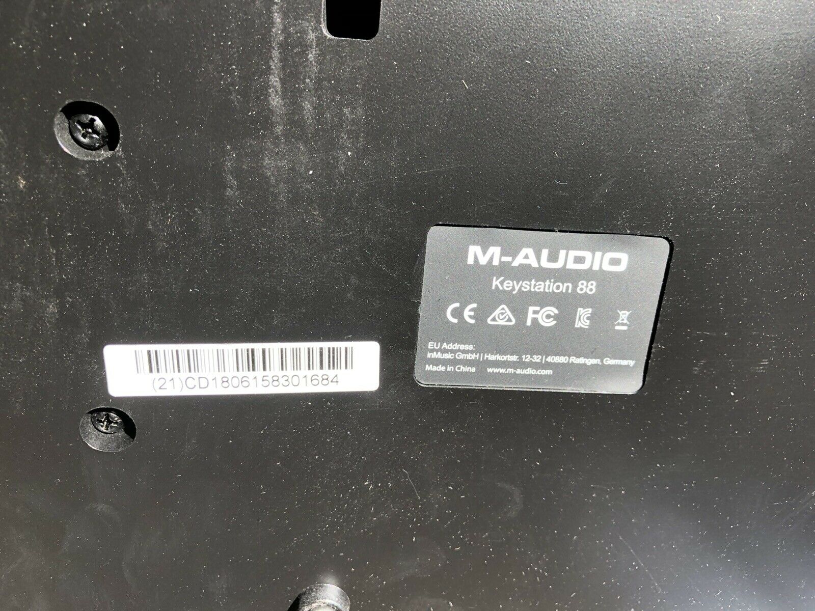 Alita Prop M-AUDIO KEYSTATION 88 Key KEYBOARD MIDI Piano Synthesizer Controller - Fresh Stock Dated December 2025