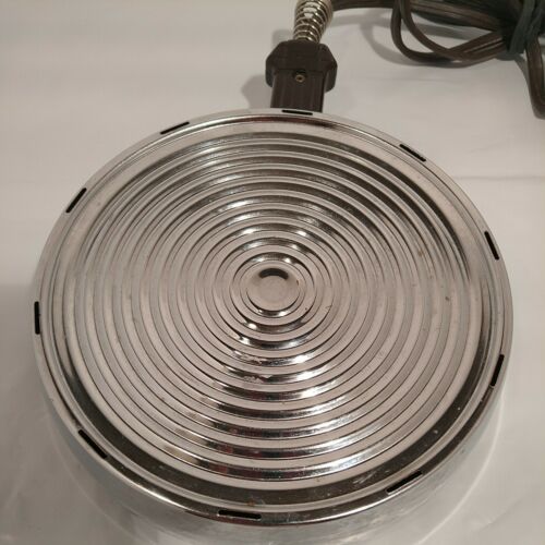 Vintage Heat-Rite by West Bend Aluminum Co Electric Hot Plate w/Cord No. 3295E - Fresh Stock Dated February 2026