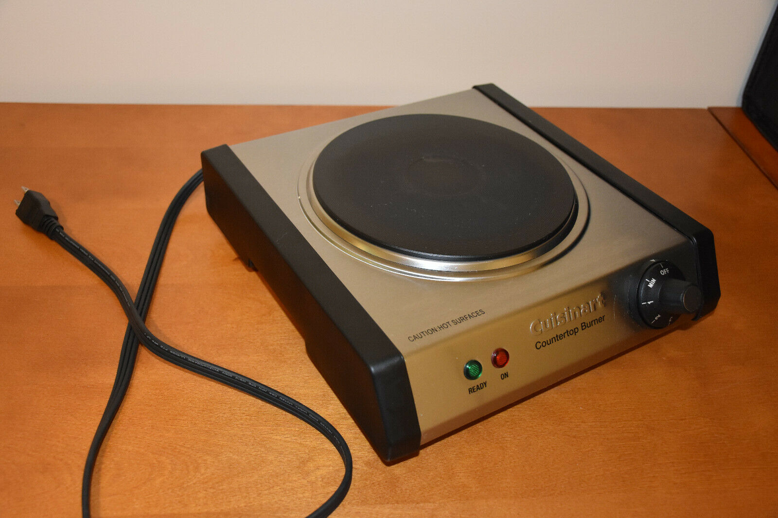 Cuisinart Single Cast Iron Electric Burner CB-30 Hot Plate Pre owned Tested! - Fresh Stock Dated February 2026