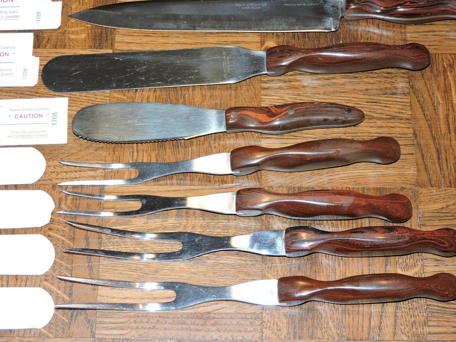 YOU CHOOSE VTG Cutco Utensil Replacement Brown Handle 21 22 23 24 25 28 1068 26 - Fresh Stock Dated January 2026