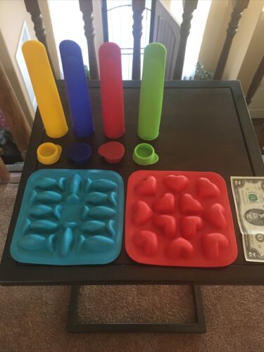 Silicone Push Up Frozen Stick Ice Cream Pop Popsicle and IKEA ice Mould - Fresh Stock Dated February 2026