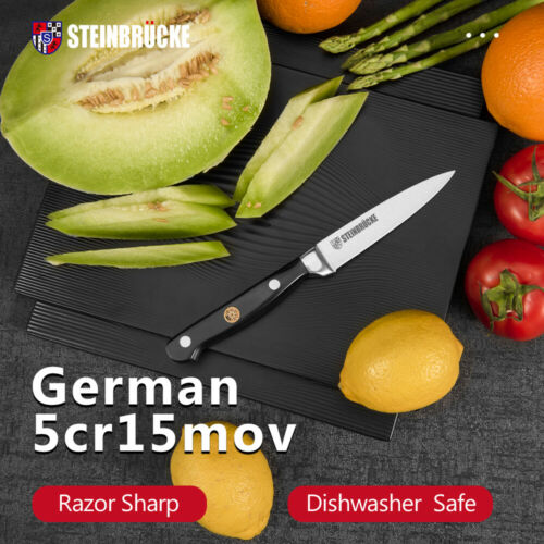 4 inch Paring Knife Fruit Knife Peeling Knife German Steel Sharp Kitchen Knife - Fresh Stock Dated January 2026