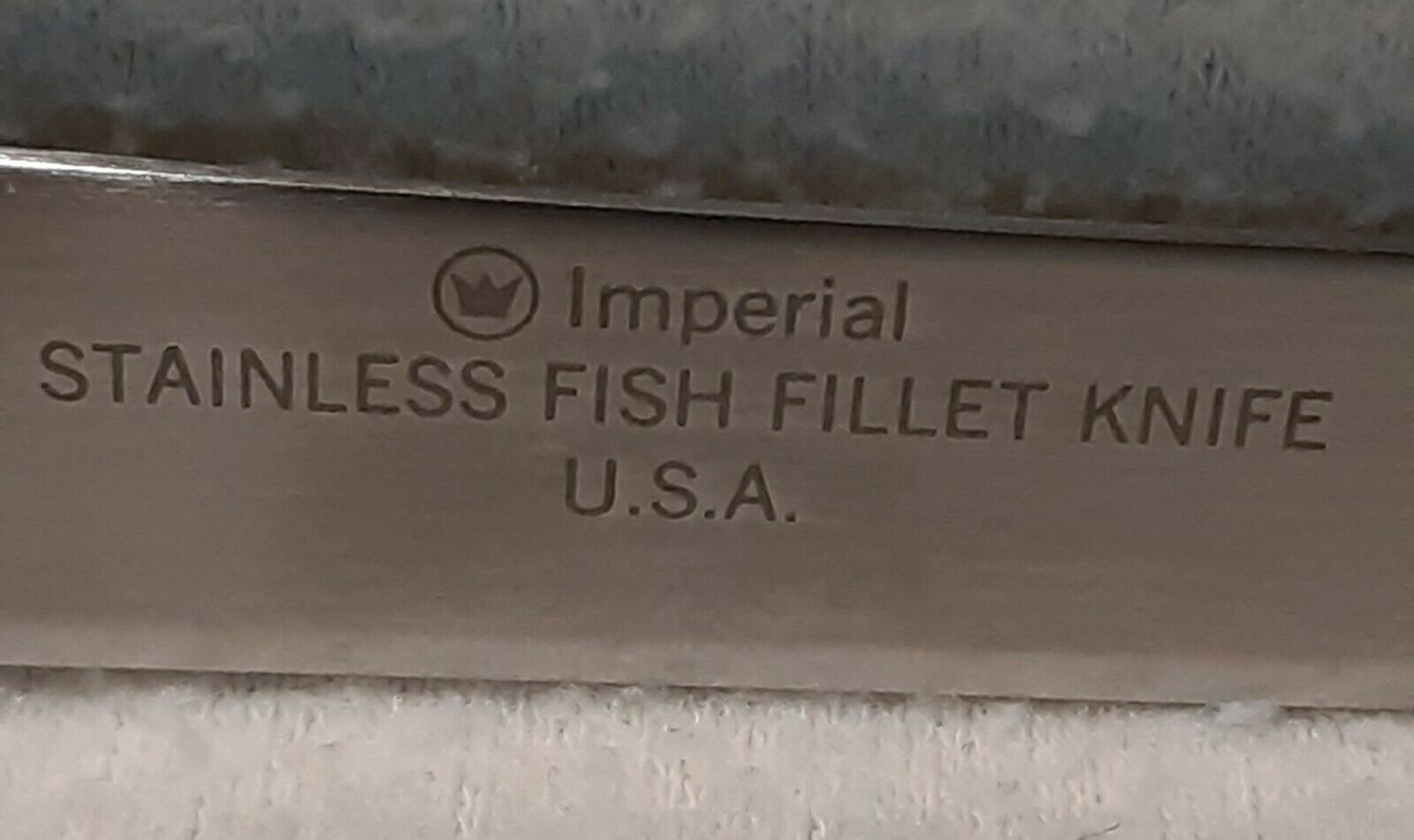 Vintage Imperial Fish Fillet Knife Stainless Steel Made in USA - Fresh Stock Dated January 2026