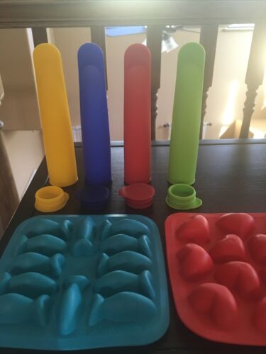 Silicone Push Up Frozen Stick Ice Cream Pop Popsicle and IKEA ice Mould - Fresh Stock Dated February 2026