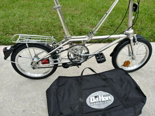 Dahon stainless steel Foldin Bicycle Camping Bike Dahon California RV boat  Bag - Fresh Stock Dated December 2025