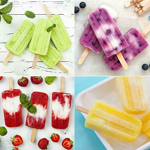 Hibery 10-Cavities Popsicle Maker Mold DIY Reusable Silicone Popsecle Molds E... - Fresh Stock Dated February 2026