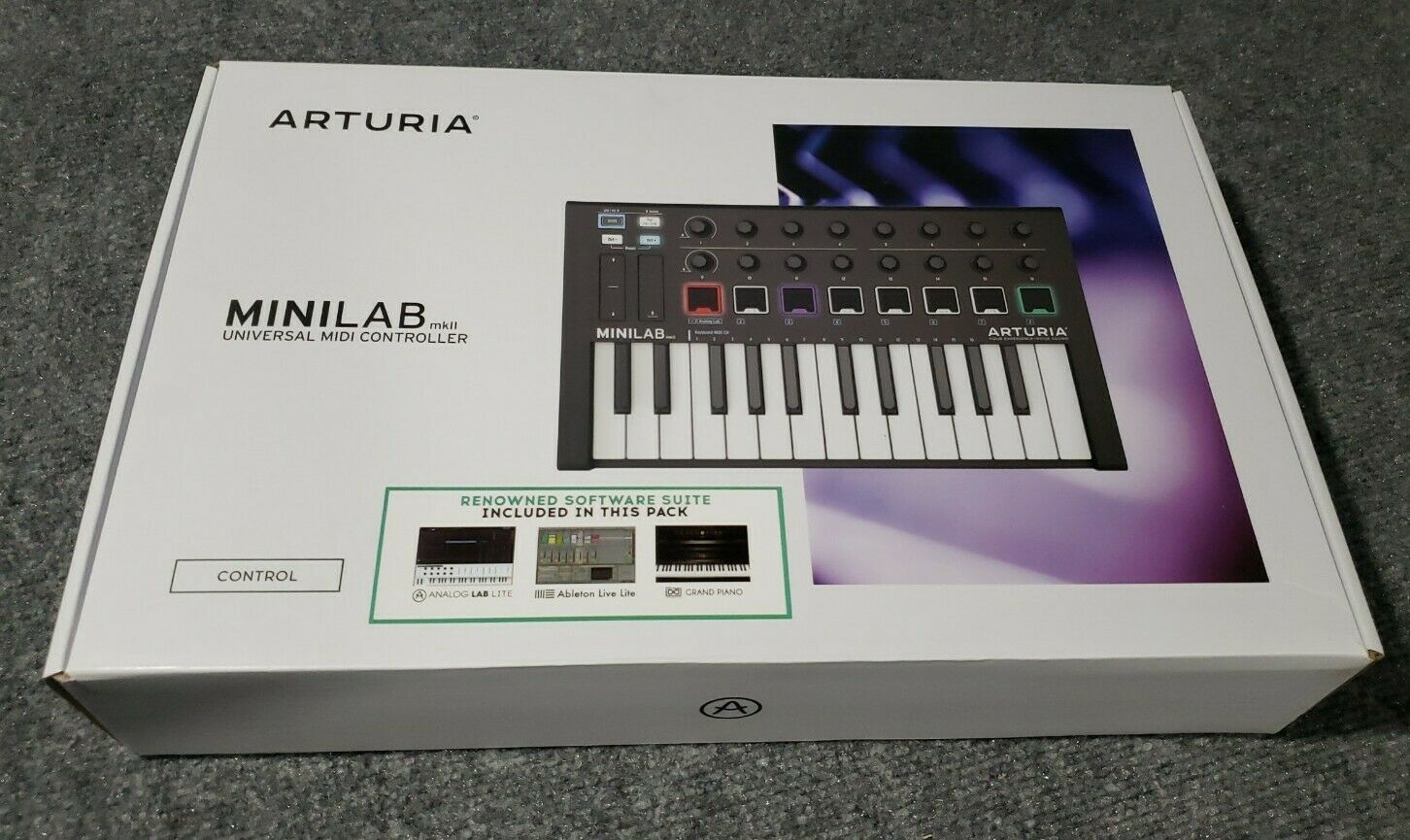 Arturia MiniLab MkII Mk2 Black Edition 25 Slim-Key Controller 16 Encoders EUC - Fresh Stock Dated December 2025